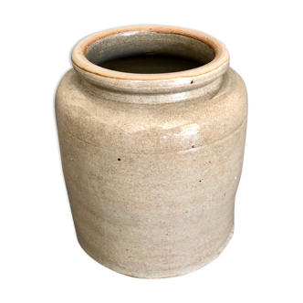 Enamelled stoneware pot 17.5 x 15 cm
