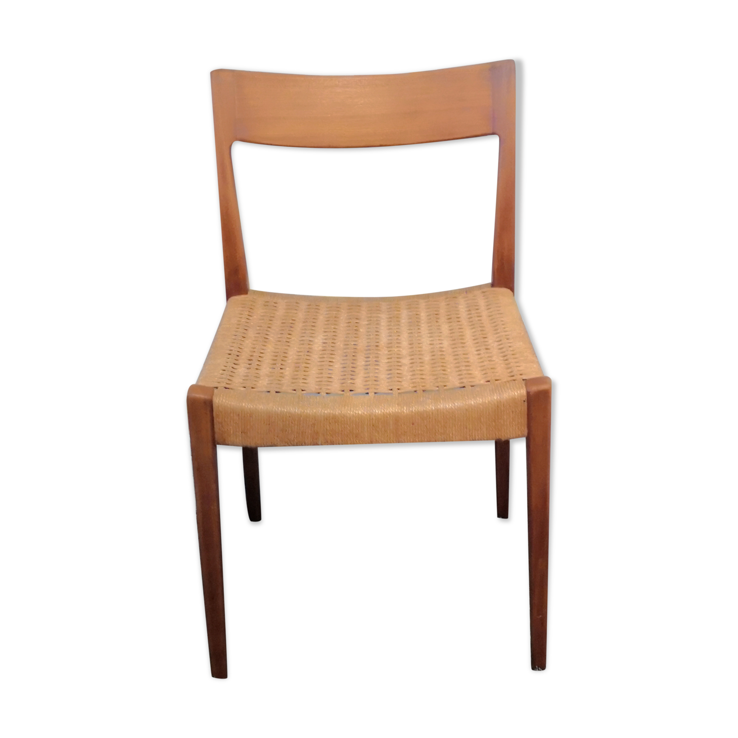Chaise scandinave Niels Otto Moller en teck