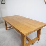 Solid oak farmhouse table