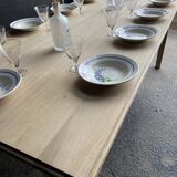 Rectangular table in raw wood