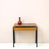Side table with sewing compartment