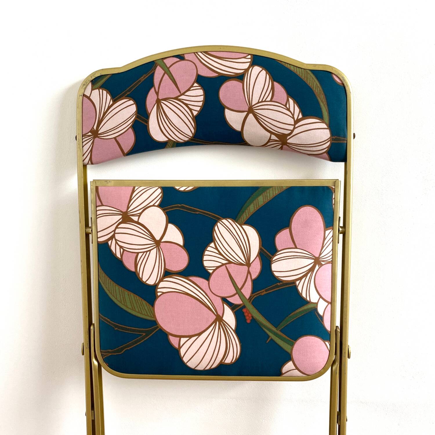 Upcycled vintage folding chair - Olga