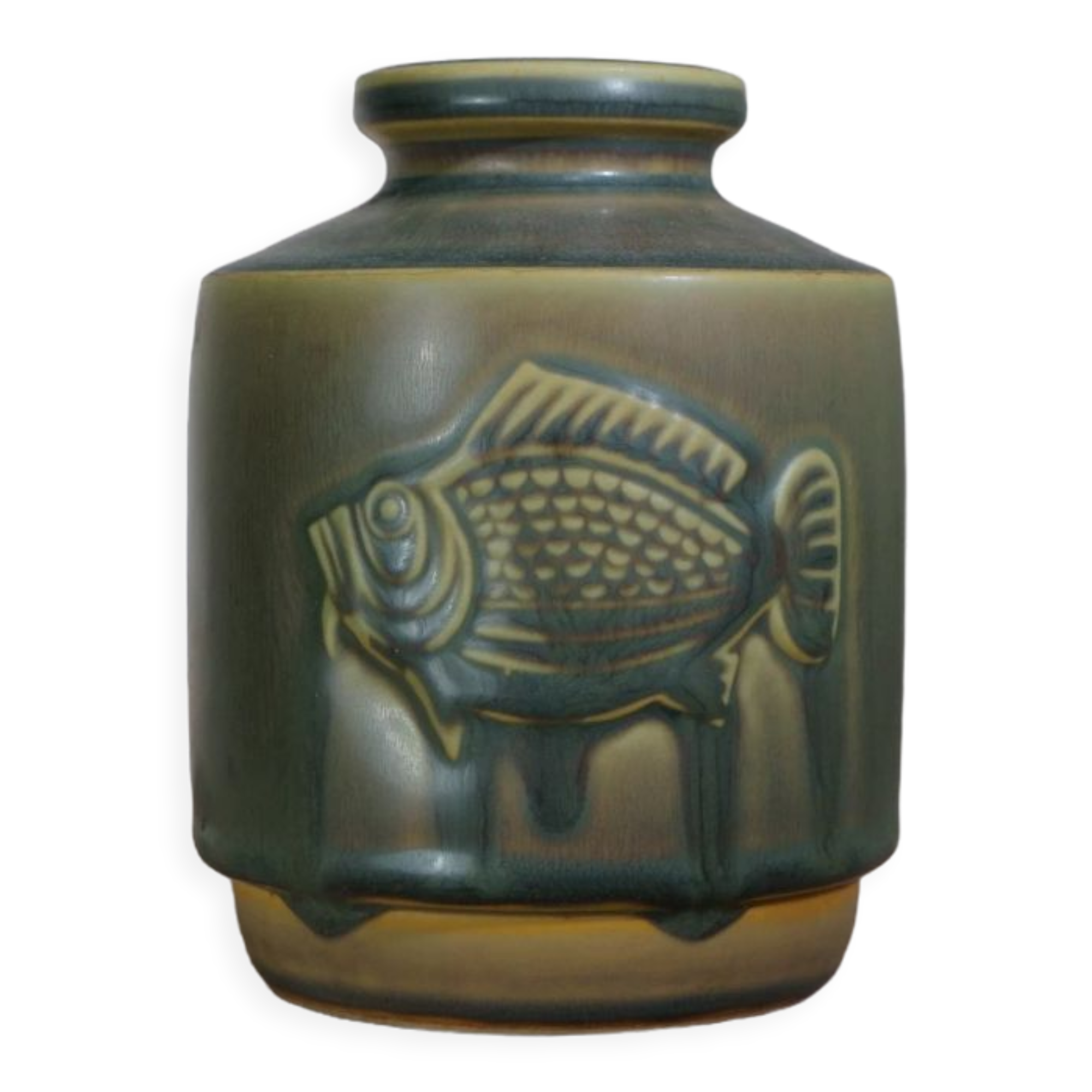 Gustavsberg, Wilhelm Kage Verkstad, Studio pottery vase, Sweden, 1950'S