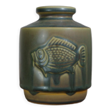 Gustavsberg, Wilhelm Kage Verkstad, Studio pottery vase, Sweden, 1950'S