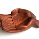 Empty pocket, hands joined in carved wood, 70s