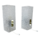 Pair of pull switch wall lights in perspex and gilded brass, France, circa 1960.