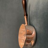 Sterling sauce in solid silver and ebony handle nineteenth