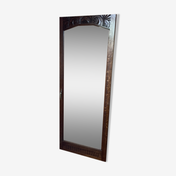 Miroir bois porte de placard