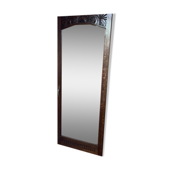 Miroir bois porte de placard