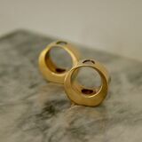 Pair of Swedish brass candlesticks from the mid-century by Arthur PE, Kolbäck.