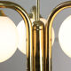 Vintage italian golden angel chandelier