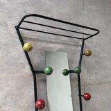 Wall rack on vintage stand 50s
