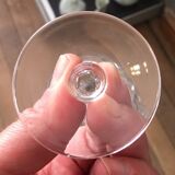 Suite of 10 glasses a porto or wine cooked lemberg cristal de lorraine