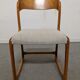 Series of 4 Baumann sleigh chairs from the 60s/70s