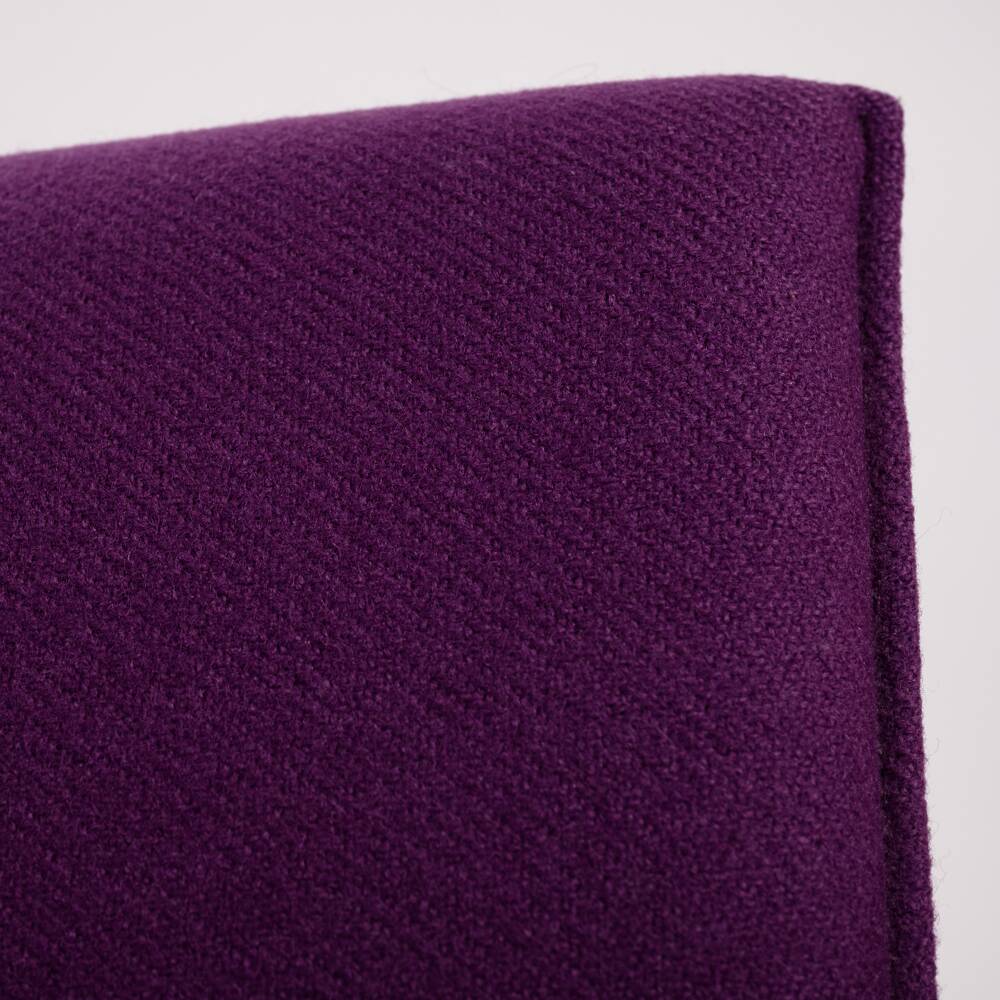 Fauteuil lounge Thonet Wulf Schneider s320 en laine violette, années 1980