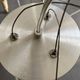 Suspension lamp aluminium Foscarini style vintage space age vintage 1980