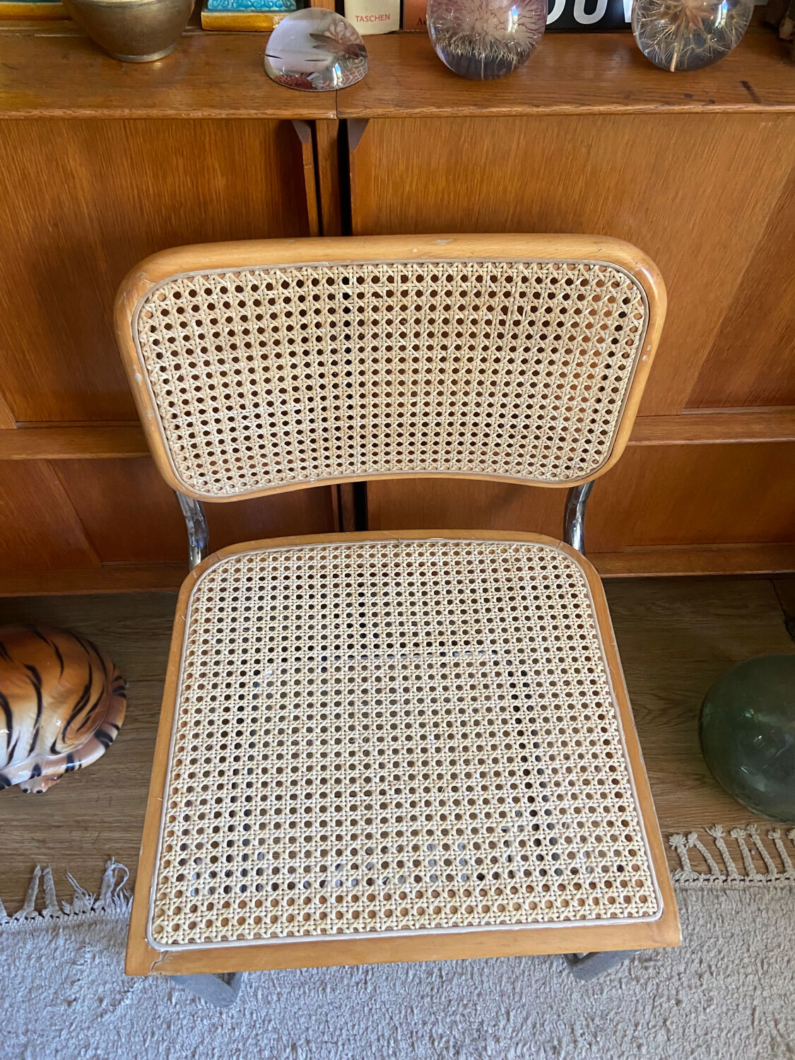 Chaise B32 en hêtre vintage