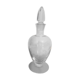 Glass carafe, 40-50s faceted cap