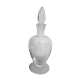 Glass carafe, 40-50s faceted cap