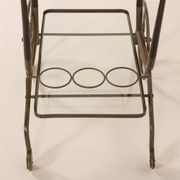 Italian mid century bar cart, serving trolley attr. to Cesare Lacca, 1950s