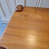 Solid elm bedside table