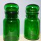 Duo de bocaux verts 70's