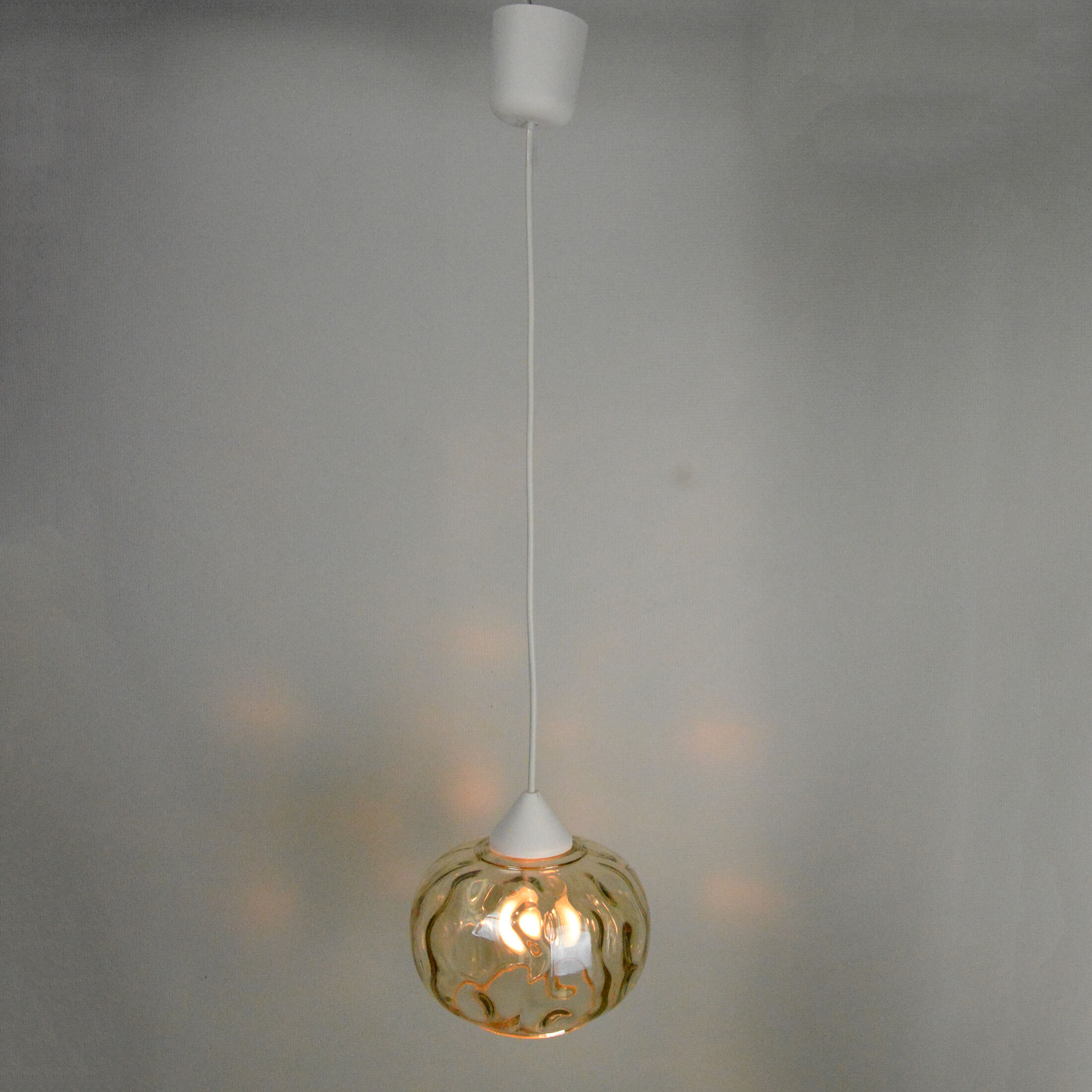 1970s Modernist hanging lamp, Poland