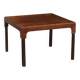 Vintage coffee table in veneered exotic wood, Italian design, 1960s.