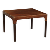 Vintage coffee table in veneered exotic wood, Italian design, 1960s.