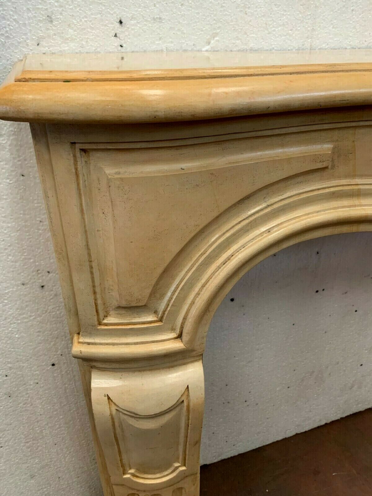 Louis XV style fireplace in natural stone XX century