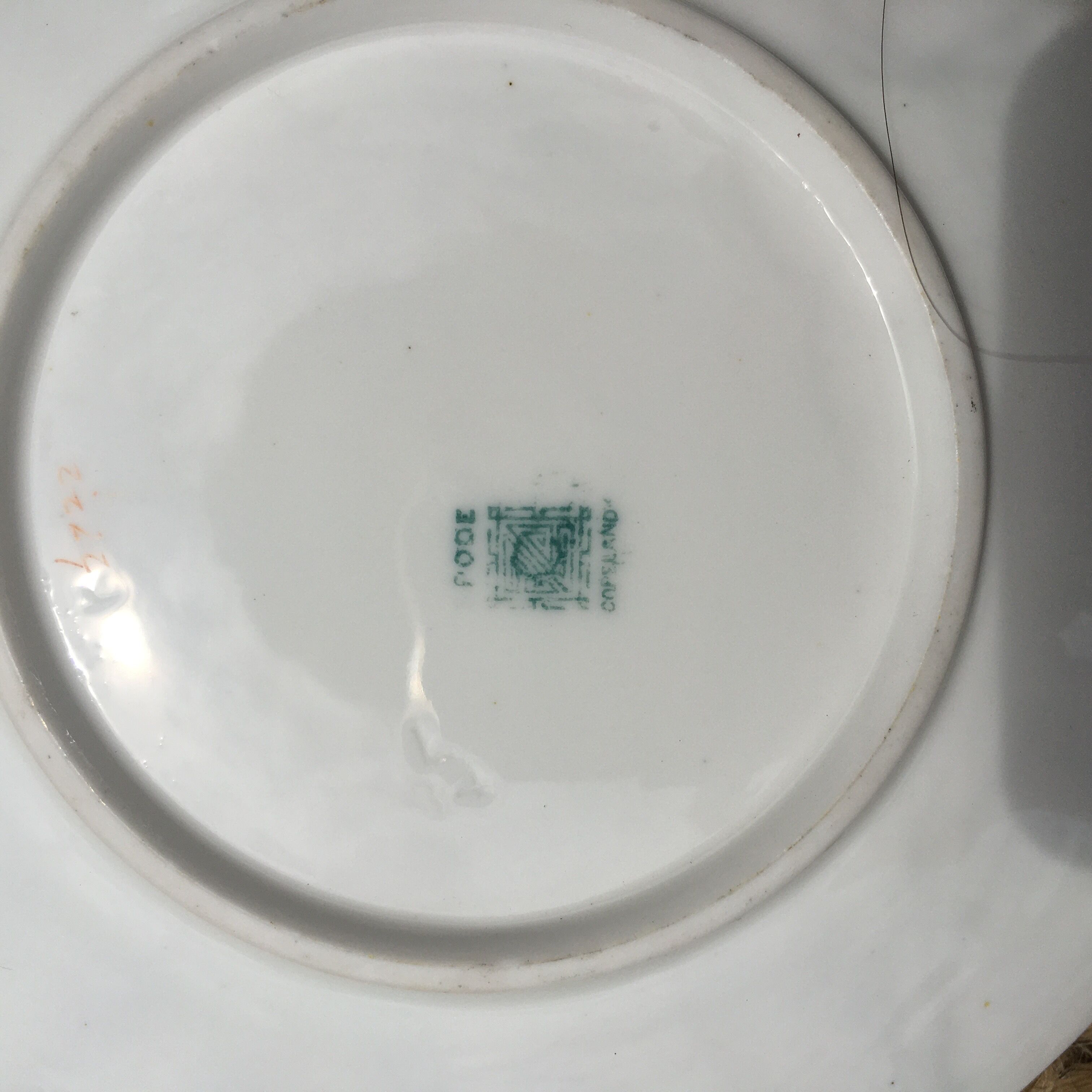 19th century English porcelain tea service