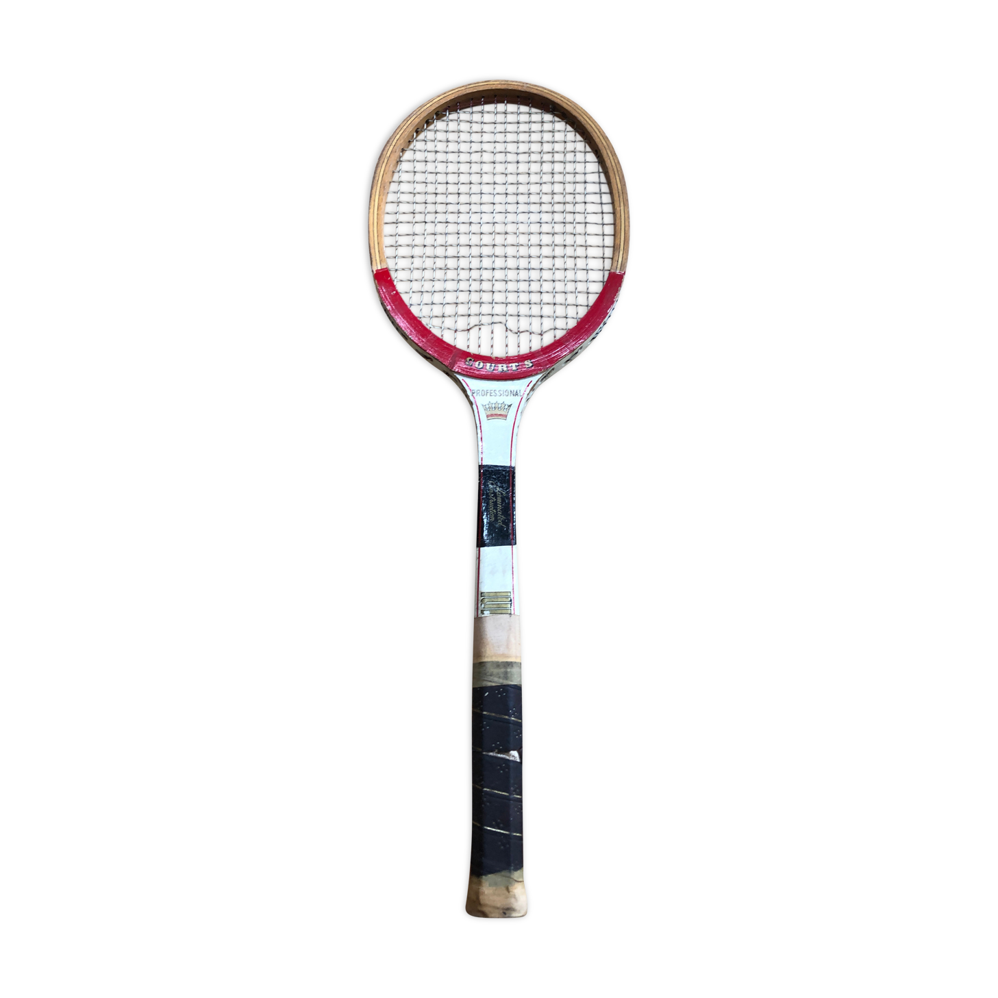 Old racket tennis courts professional wood