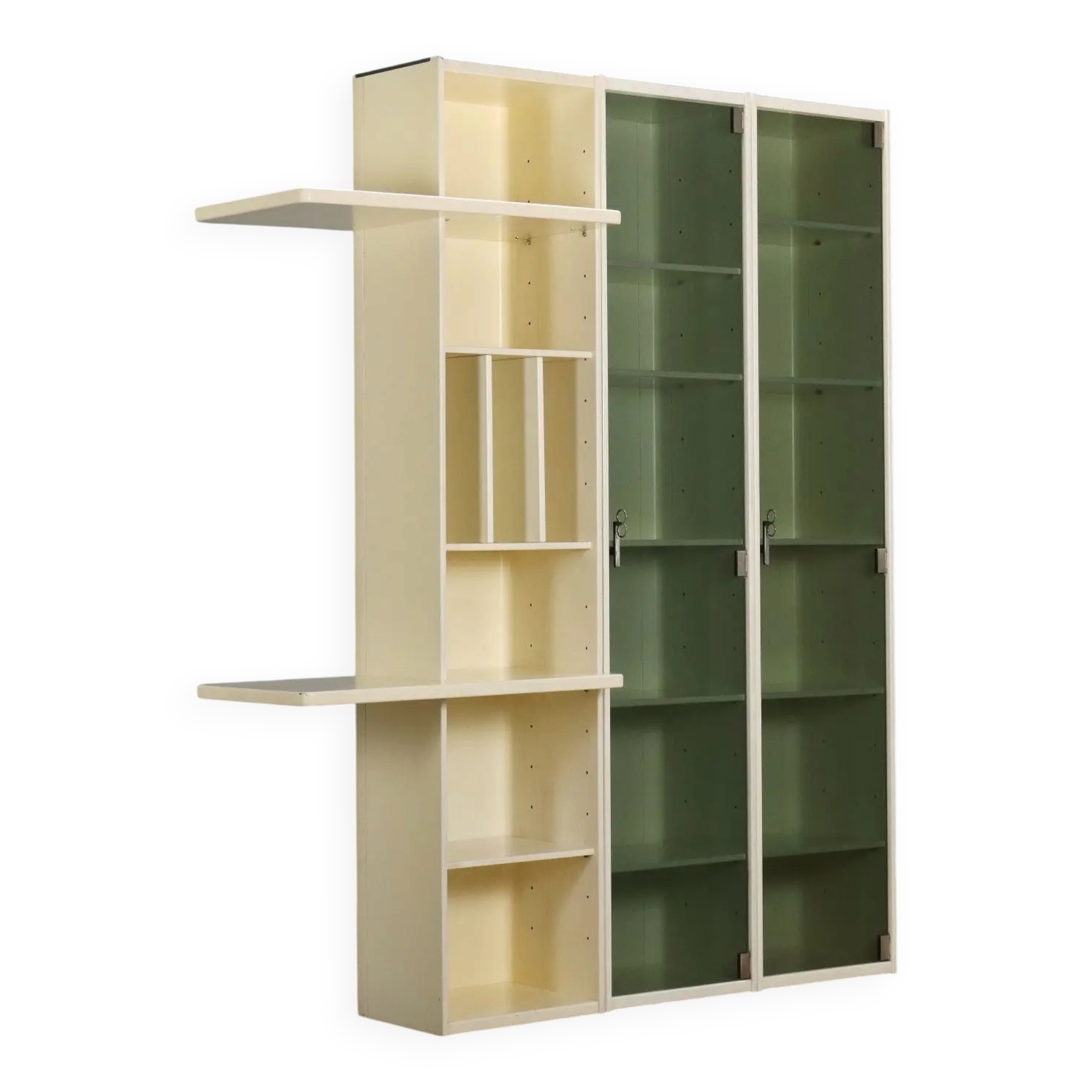 Armoire vintage Saporiti design Vittorio Introini Italie 1970s-1980s