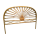 Rattan headboard of the 70s