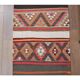 1970s Vintage Turkish Hand-Knotted Wool Cotton Orange Runner Rug 87x322