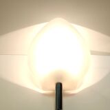 Postmodern opaline glass sconce no. 2299 by fontana arte, italy