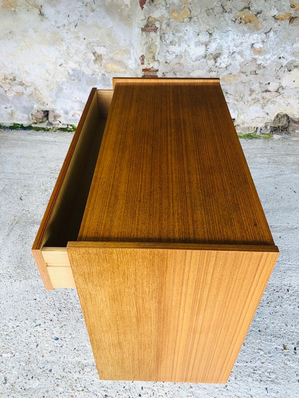 Vintage 4-drawer dresser by Capelle 70s