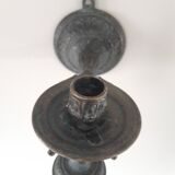 Bronze pendulum candle holder