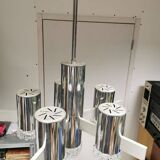 Design chandelier SCIOLARI . Vintage lamp 70s space age