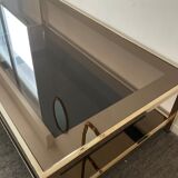 Belgo Chrom fine gold 23ct coffee table from the 70s