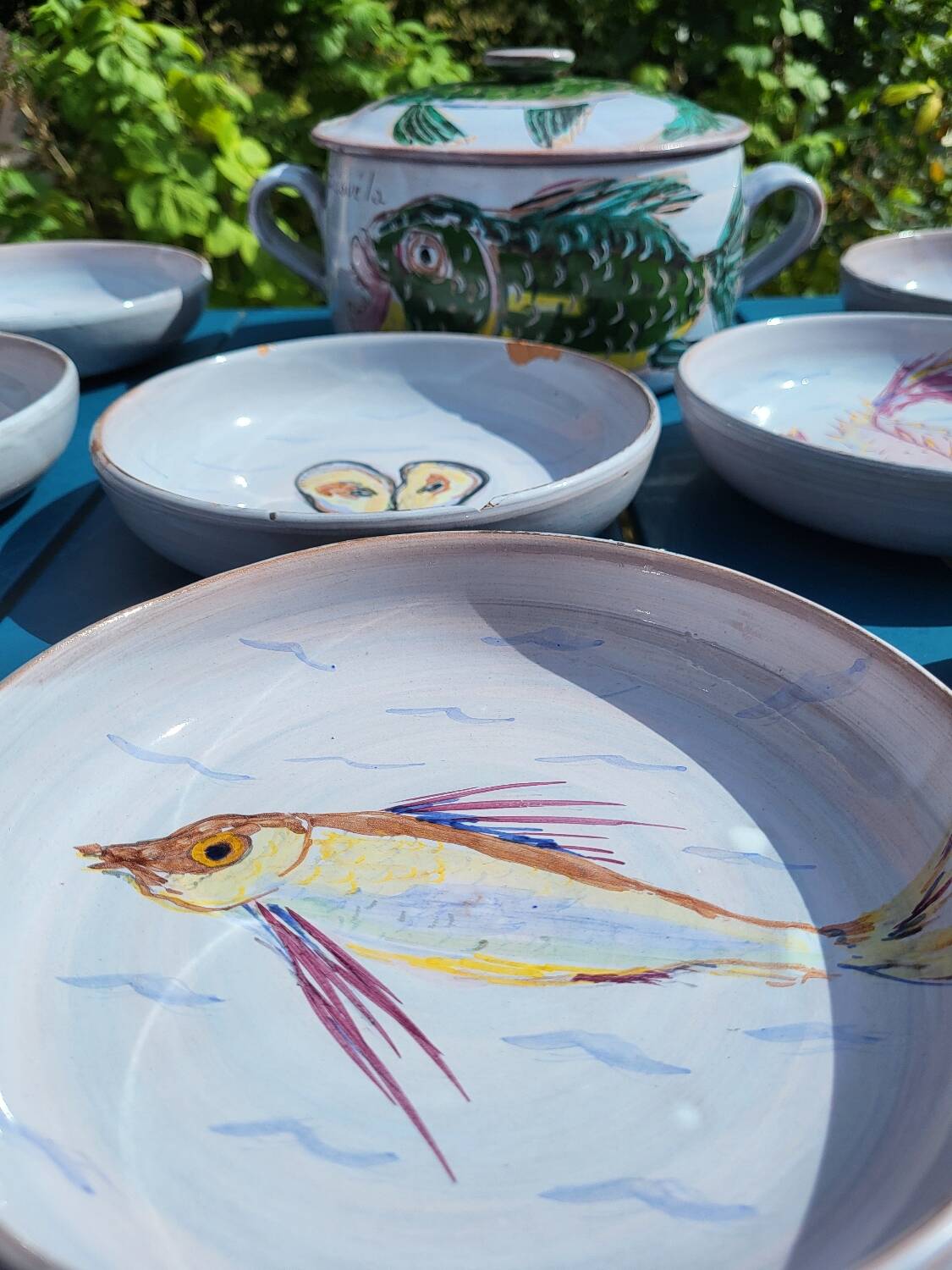 Series of 13 pieces signed Séguéla 1977