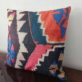 Bohemian patchwork cushion
