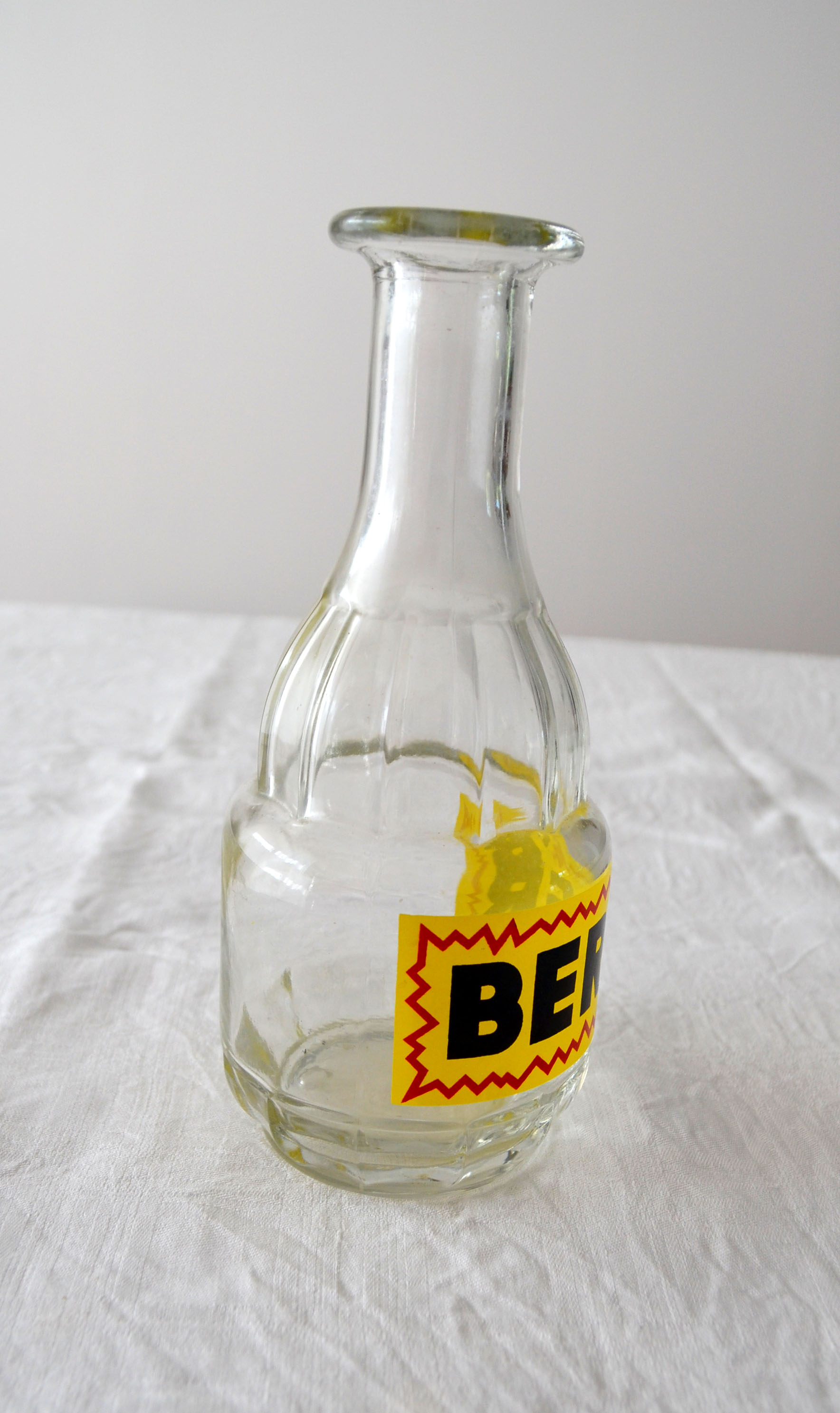 Berger glass decanter