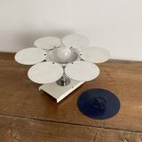 Vintage flower wall light. 1970. Space age.