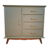 Chest of drawers, sideboard in painted wood