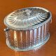 Christofle Gallia, large biscuit tin, early 20th century
