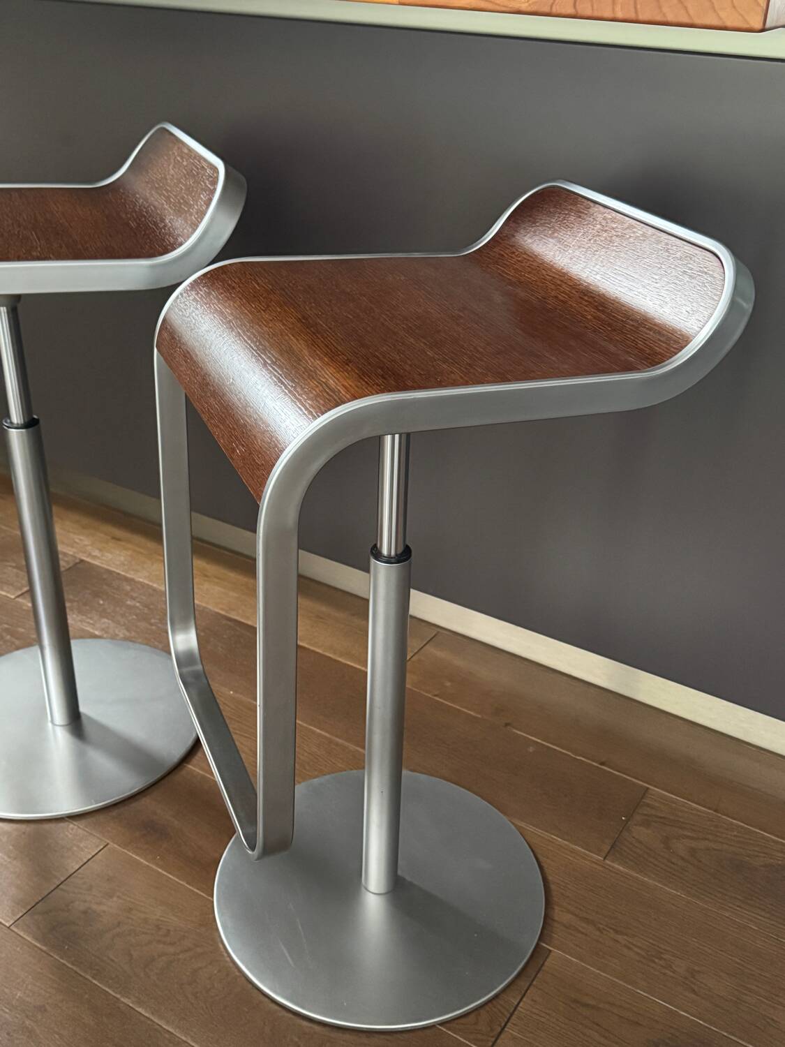 Paire de tabourets design « LEM S79 » par Shin & Tomoko Azumi pour La