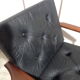 Scandinavian vintage leather armchair