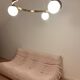 Contemporary 3-seater sofa in corduroy style Ligne Roset.