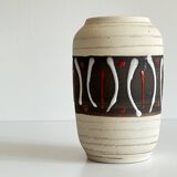 Vase artisanal ceramic 1950s
